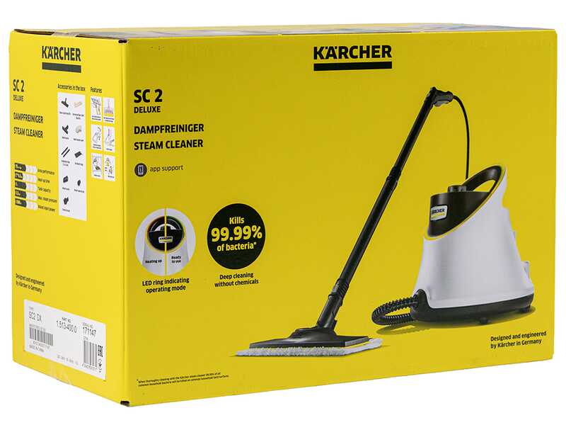 Karcher SC 2 Deluxe - Pulitore a vapore - 1500 W