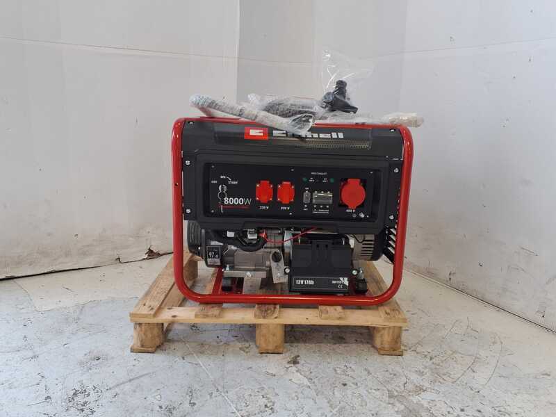 OUTLET - PICCOLI DIFETTI ESTETICI - Einhell TC-PG 8000 - Generatore di corrente a benzina - AVR - 8.0 kW - Continua 7.5 kW Trifase