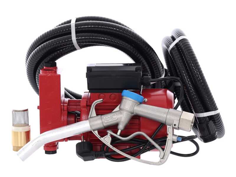 Ribimex PRKG130 - Pompa da travaso per gasolio + Kit dispenser