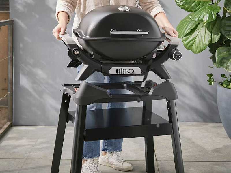 Supporto compatto con ripiano per barbecue Weber Q