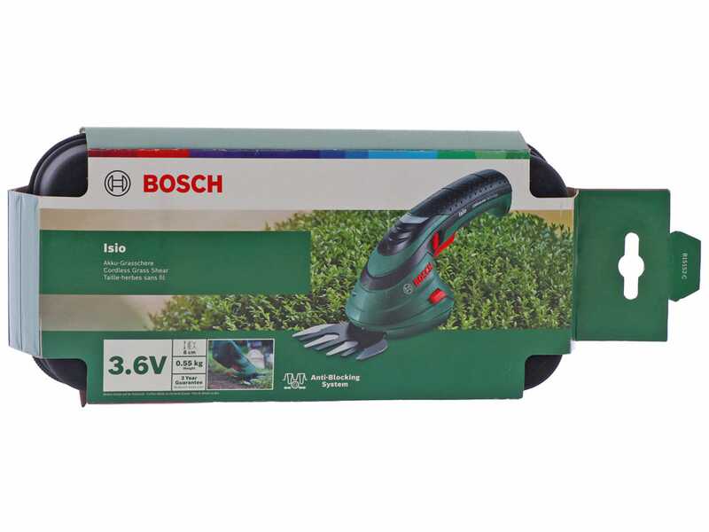 Bosch Isio - Forbice tagliaerba a batteria integrata - 3.6V 1.5Ah