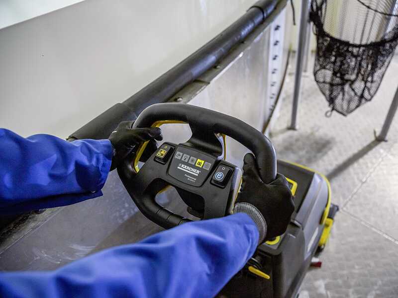 Karcher Pro BR 35/12 C Bp Pack - Lavapavimenti professionale a batteria - 3 in 1: lava, asciuga e aspira