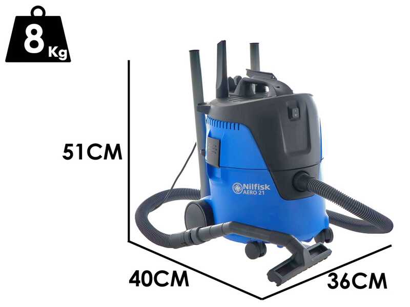 OUTLET - DA ESPOSIZIONE - Nilfisk AERO 21-01 PC EU - Aspirapolvere aspiraliquidi