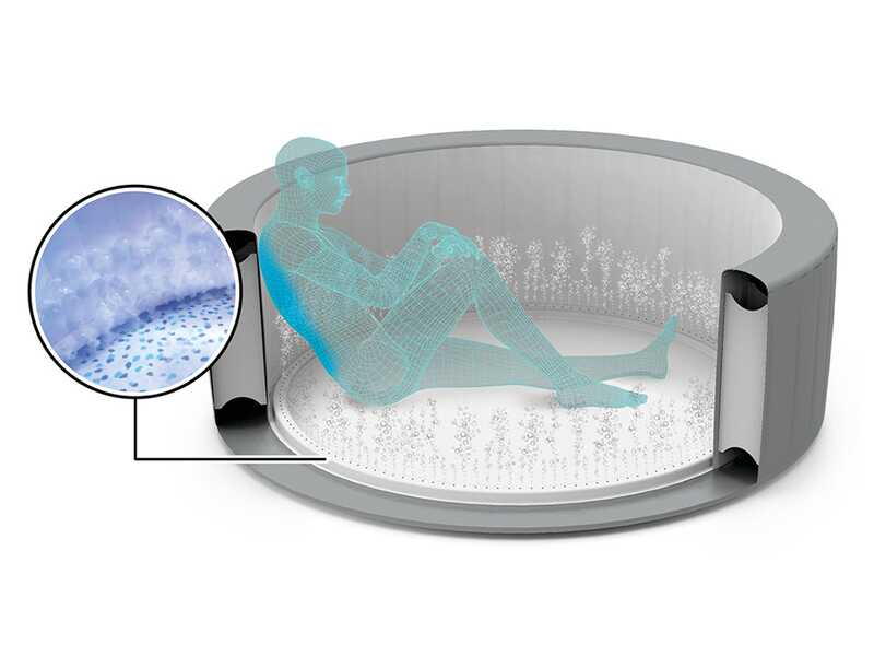 Bestway Lay-Z-Spa Hollywood AirJet 60059 rotonda - &Oslash;196x66 cm - Piscina idromassaggio spa per 4-6 Persone