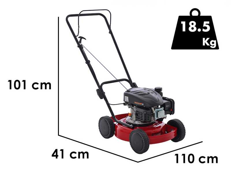 Marina System Speedy L - Rasaerba mulching a spinta - Motore Loncin LC1P65FE