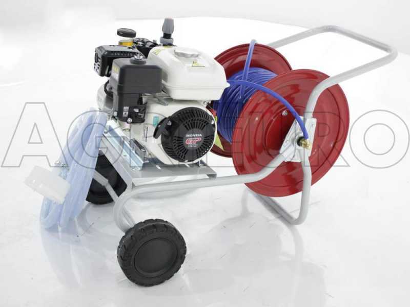 Kit motopompa irrorazione con carrello - Pompa Comet APS41 motore Honda GP160