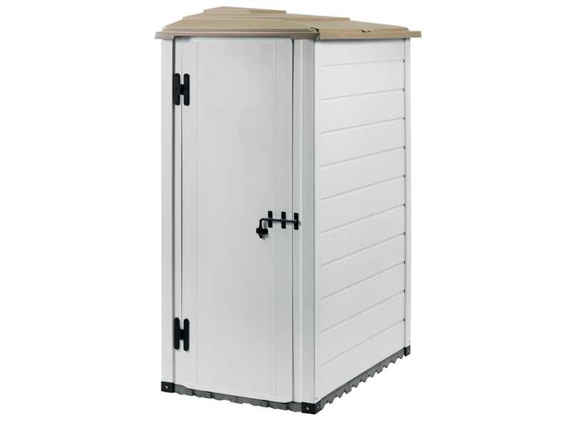 OUTLET - PICCOLI DIFETTI ESTETICI - Garofalo Tuscany Evo 100 Reverso - Casetta porta attrezzi - Con porta reversibile - 82.5x122x195 cm