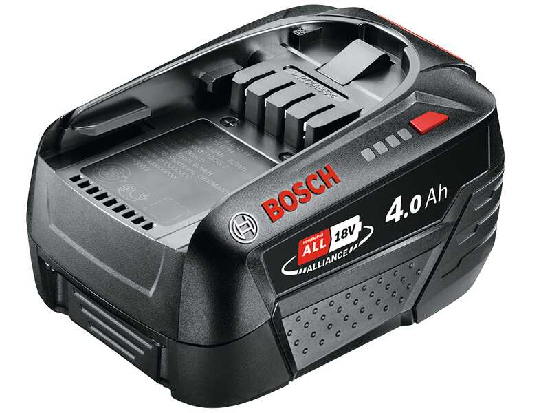 Bosch Rotak18V-32 - Tagliaerba a batteria - 18V/4Ah - Taglio 32 cm + in omaggio 2 batterie 18V 4Ah e caricatore