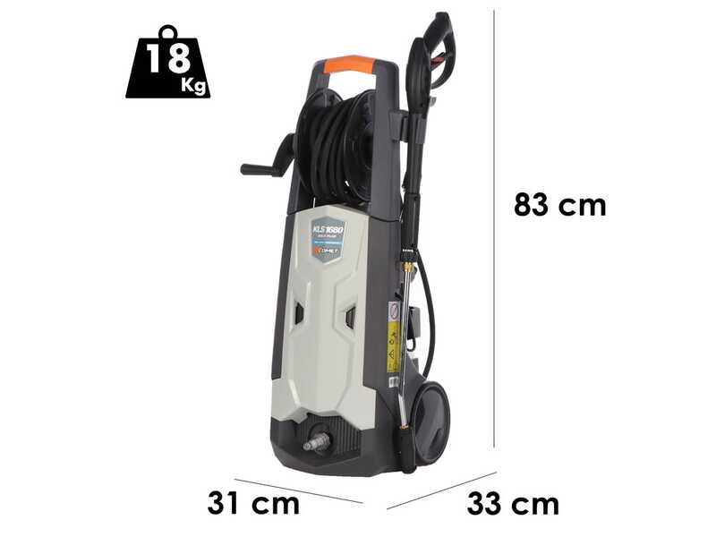 Comet KLS 1680 Gold Plus - Idropulitrice semiprofessionale a freddo - 160 bar - 498 lt/h
