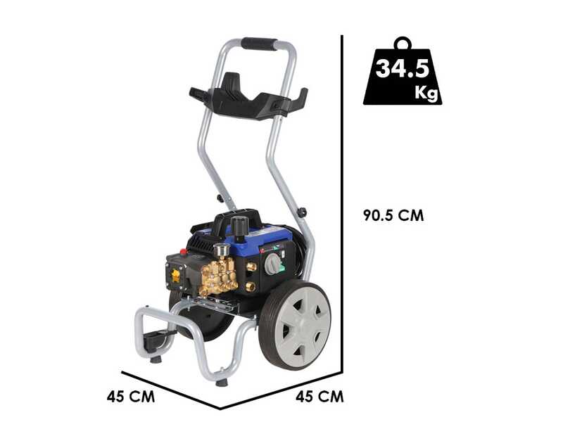 Annovi &amp; Reverberi AR 630K - Idropulitrice carrellata professionale - 150 bar max - 600 lt/h