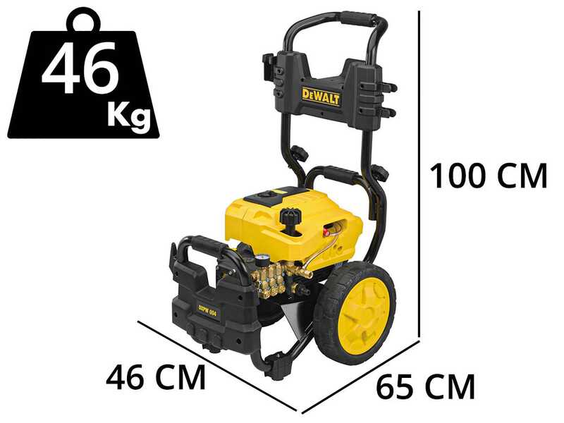 DeWalt DXPW 005E - Idropulitrice professionale trifase - 200 bar - 810 l/h