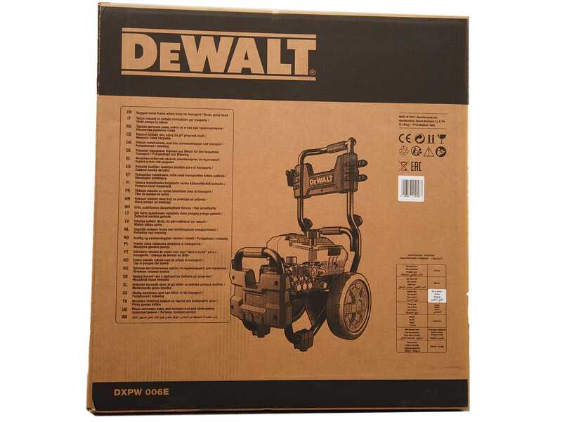 DeWalt DXPW 006E - Idropulitrice trifase industriale - 170 bar - 900 l/h