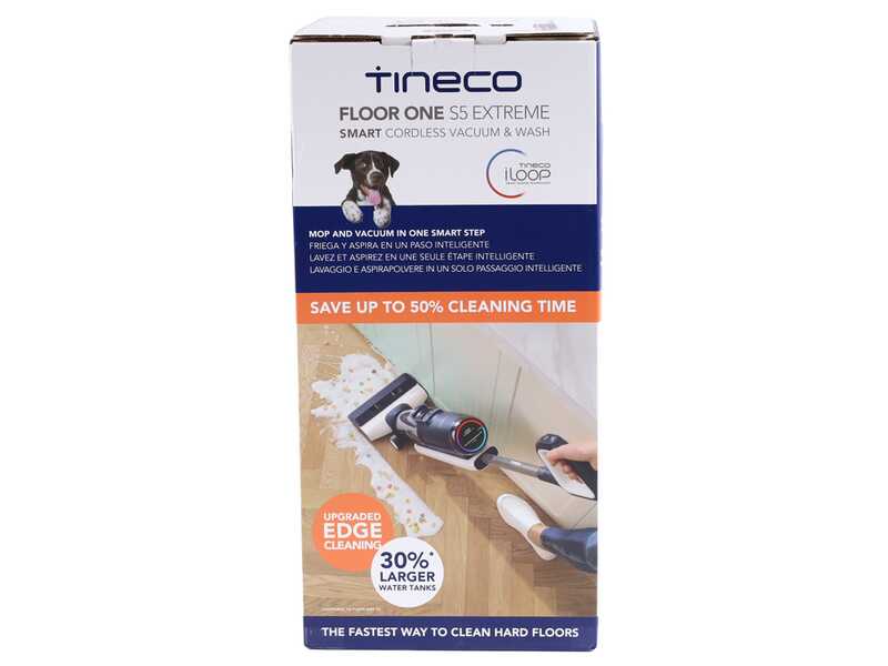 Tineco Floor One S5 Extreme - Lavapavimenti a batteria smart - 3 in 1: lava, asciuga e aspira