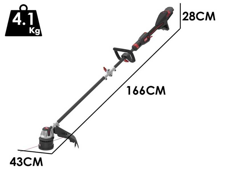 TORO 51895T - Decespugliatore a batteria - 60V - SENZA BATTERIE E CARICABATTERIE