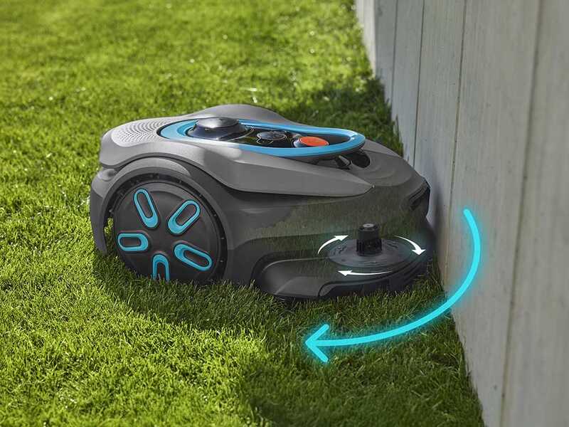 Gardena Smart SILENO Sense 400 - Robot tagliaerba - Gestione con Gardena Smart App - Senza impianto
