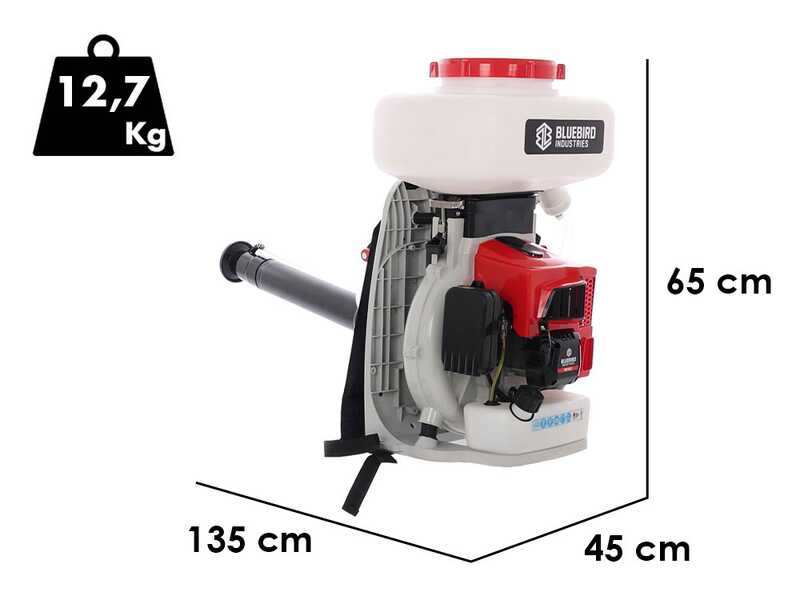 Blue Bird MD 651 - Atomizzatore polverizzatore da irrorazione zainato a spalla