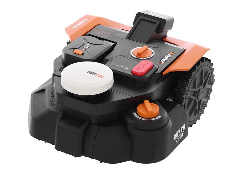 Robottiruohonleikkurin yläosa