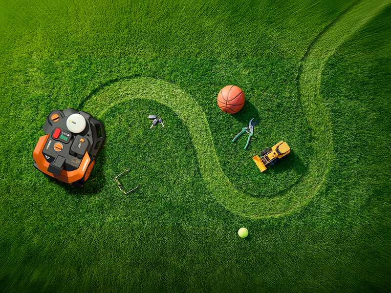 Worx Landroid Vision Cloud WR308E - Robot Tagliaerba - Senza impianto