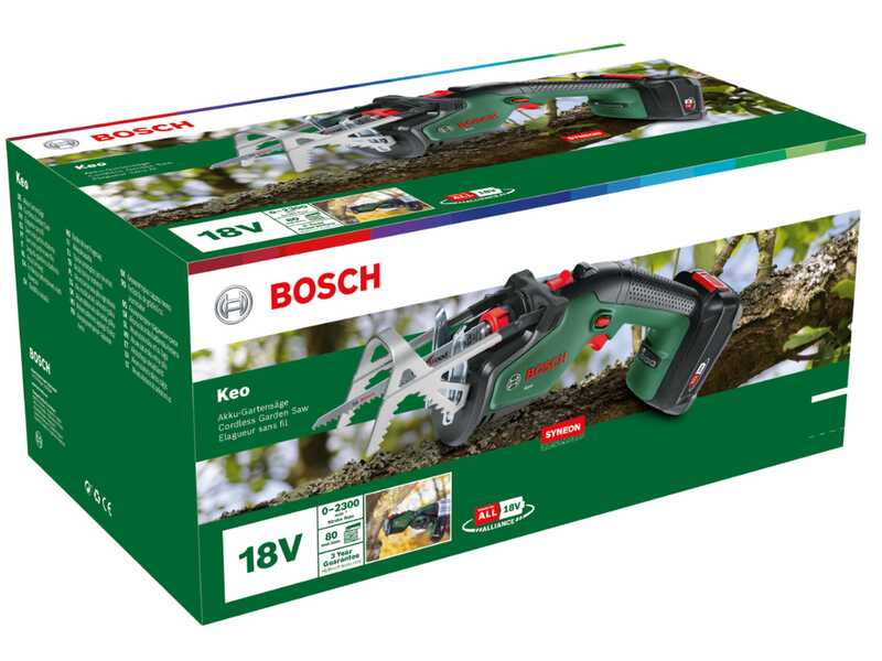 Bosch KEO - Seghetto a gattuccio a batteria - 18V 2Ah