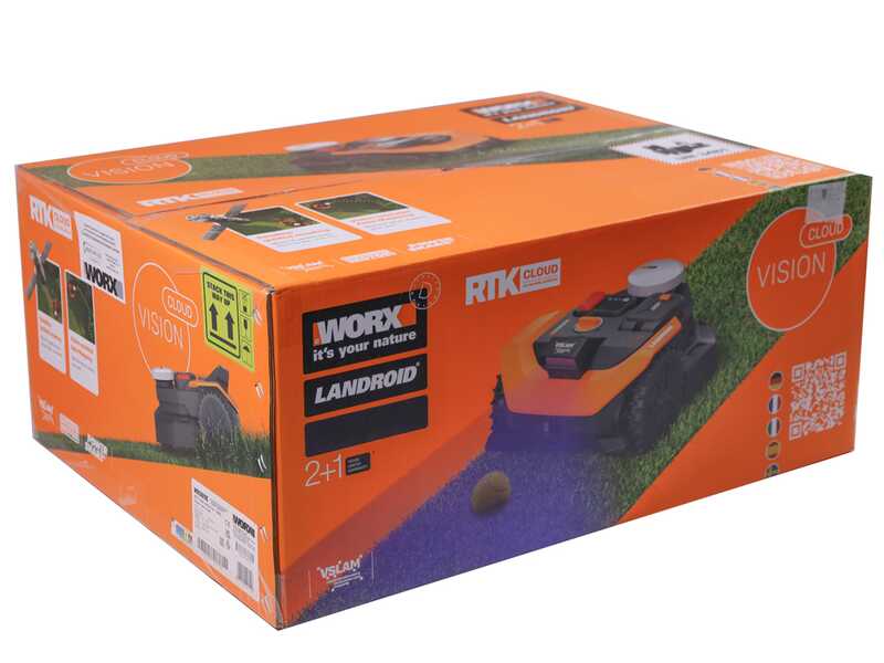 Worx Landroid Vision Cloud WR318E - Robot Tagliaerba - Senza impianto
