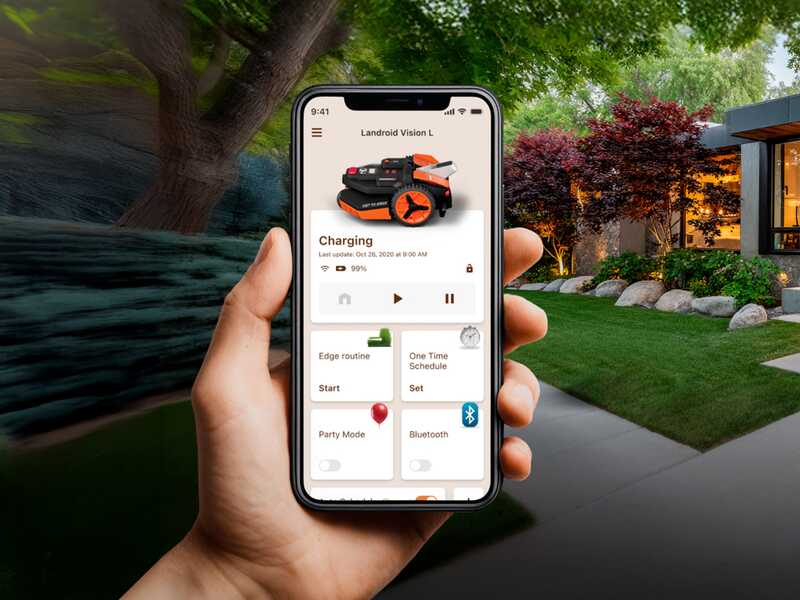 Worx Landroid Vision Cloud WR318E - Robot Tagliaerba - Senza impianto