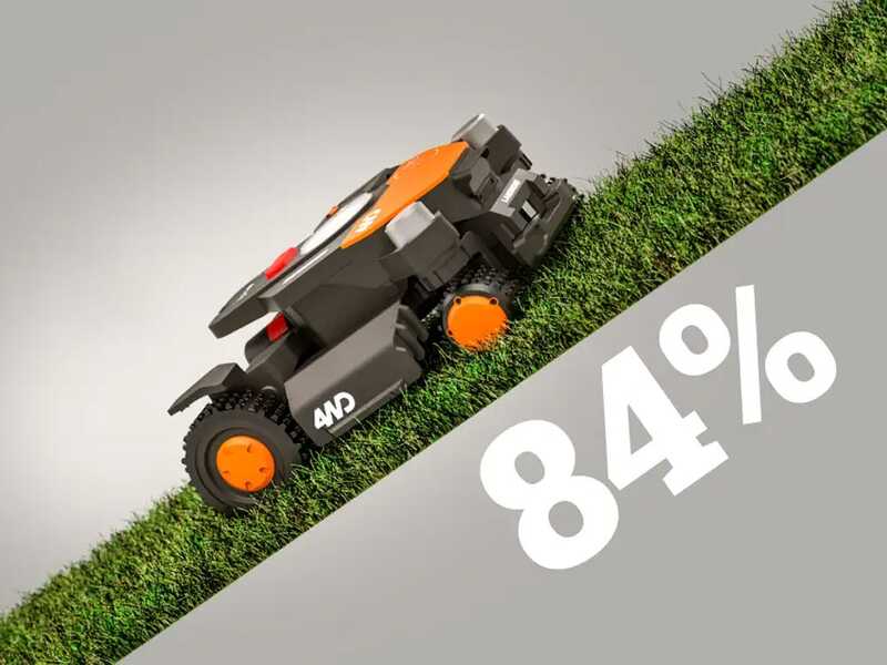 Worx Landroid Vision Cloud WR341E - Robot Tagliaerba 4WD - Senza impianto