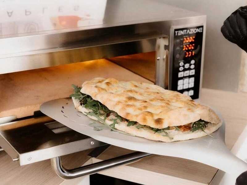Pizza party Tentazione MAX GT4 - Forno elettrico per pizza - Piano cottura in biscotto 2 cm - 3000 W