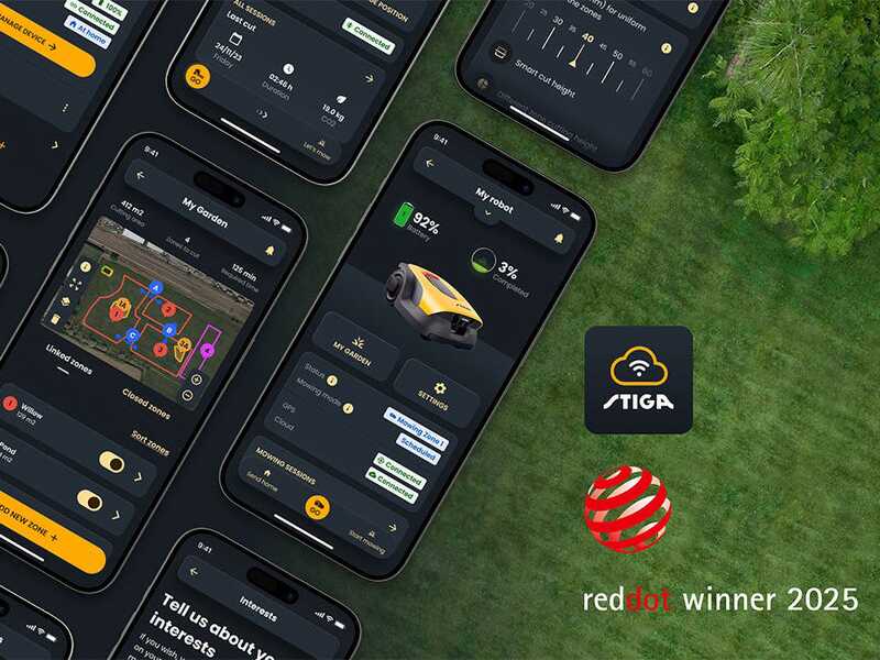 Stiga A 8v - Robot rasaerba - Senza impianto - con batteria E-Power da 2 Ah