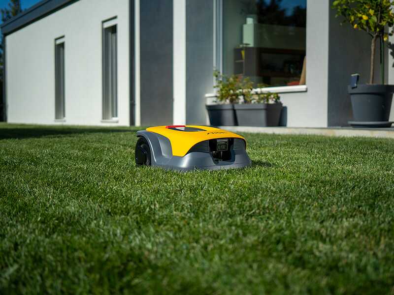 Stiga A 8v - Robot rasaerba - Senza impianto - con batteria E-Power da 2 Ah