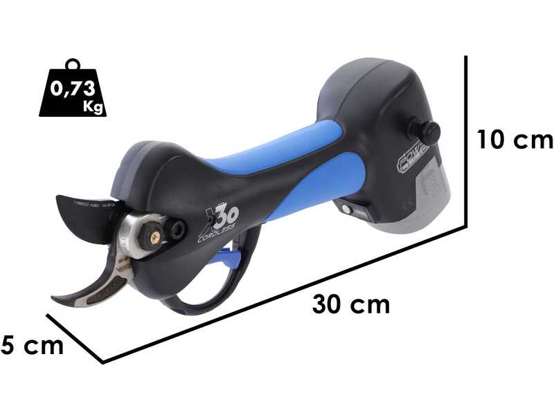 VESCO X30 - Forbice elettrica a batteria - 14.4V -  SENZA BATTERIE E CARICABATTERIE