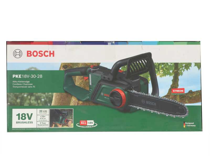 Bosch PKE18V-30-28 - Elettrosega a batteria da taglio - Lama da 30cm - SENZA BATTERIA E CARICABATTERIA