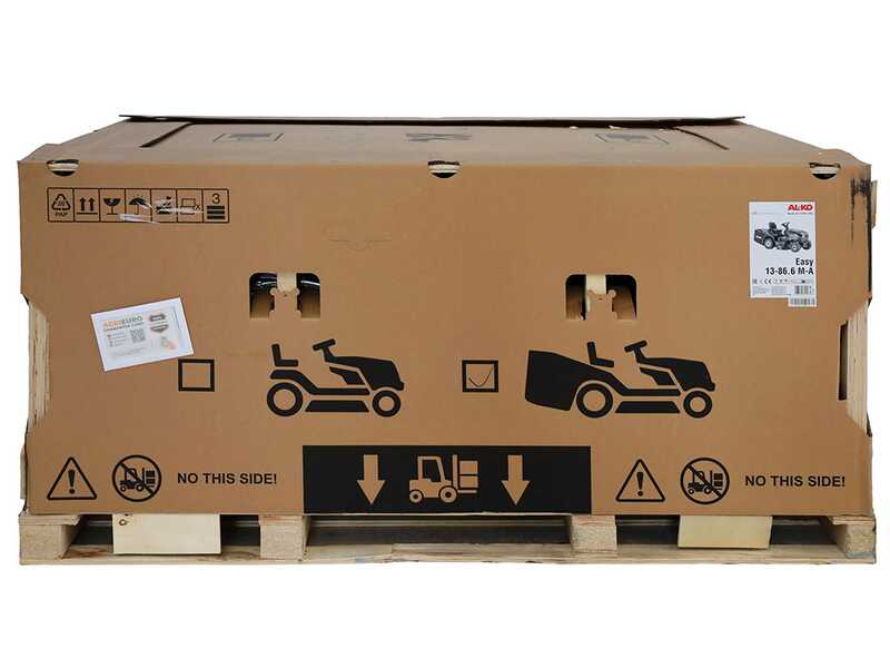 AL-KO Easy 13-86.6 HD-A - Trattorino tagliaerba - Cambio meccanico - Cesto di raccolta