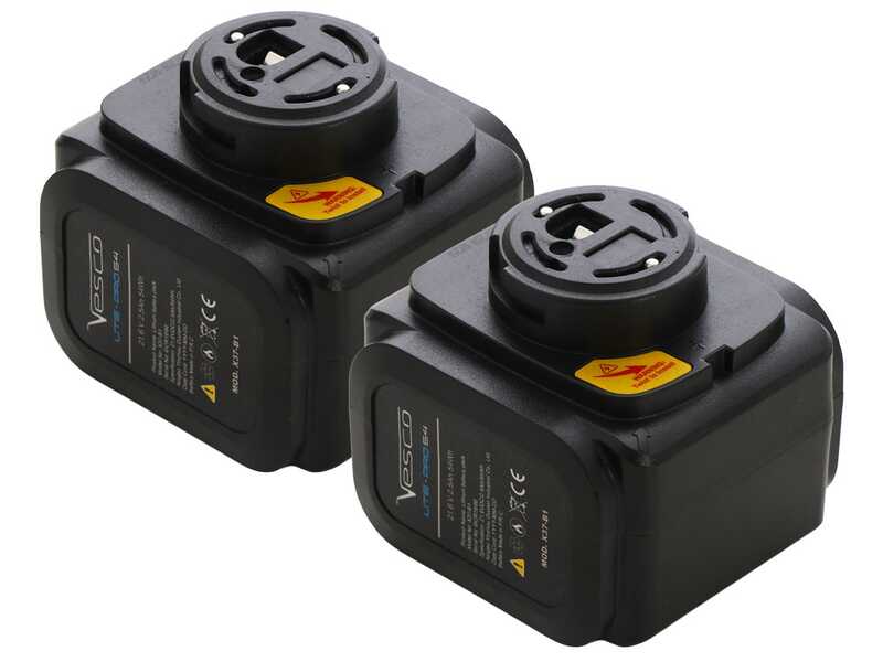 VESCO X37 - Forbice elettrica a batteria - 2x 21.6V 2.5Ah