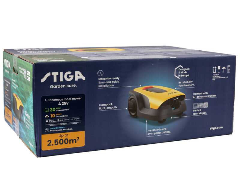Stiga Vista A 25v - Robot rasaerba - Senza impianto - con batteria E-Power da 6,0 Ah