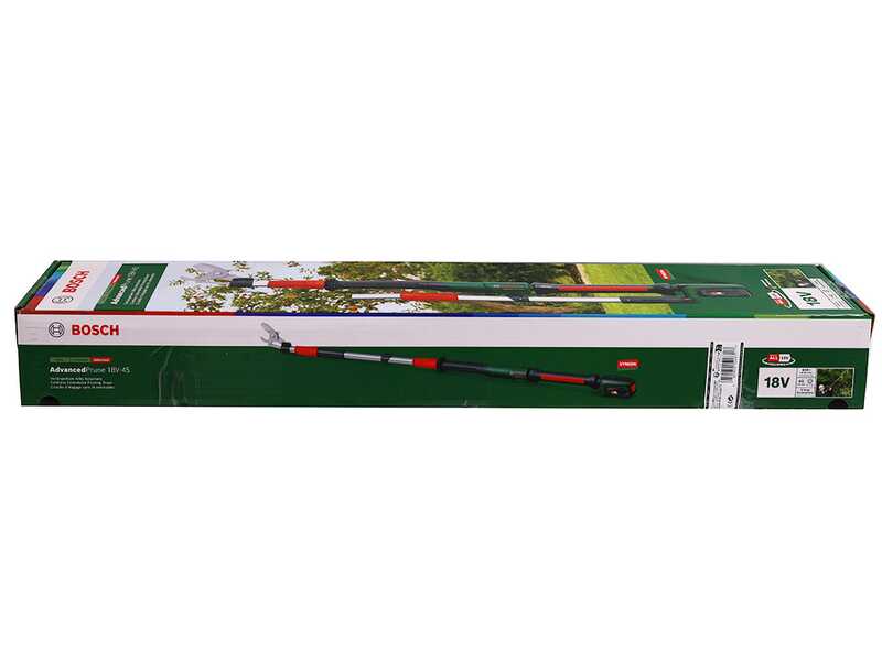 Bosch AdvancedPrune 18V-45 - Forbice elettrica da potatura su asta - Diametro di taglio 45mm - SENZA BATTERIA E CARICABATTERIA