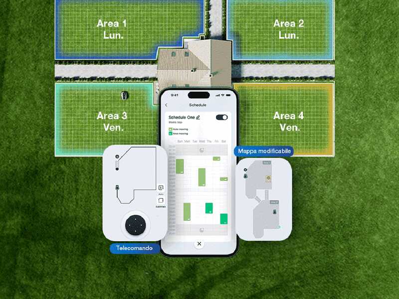 Ecovacs Goat O600 RTK - Robot tagliaerba - Senza impianto