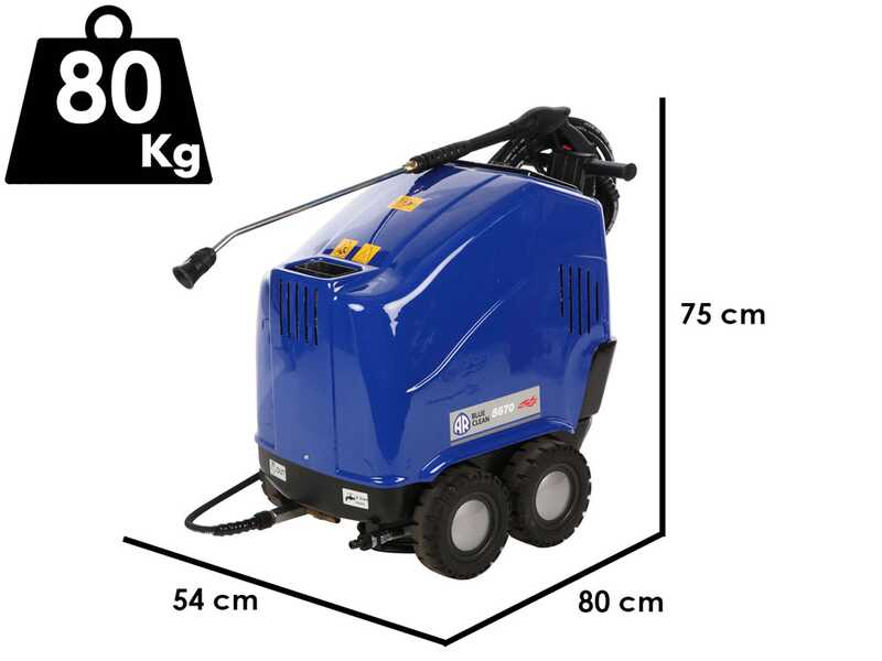 OUTLET - PICCOLI DIFETTI ESTETICI - Annovi &amp; Reverberi 5670 - Idropulitrice ad acqua calda - 160 bar - 500 l/h