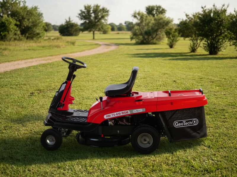 Geotech RM 75-610 BSM - Trattorino tagliaerba mini-rider con cambio meccanico - Motore da 224cc