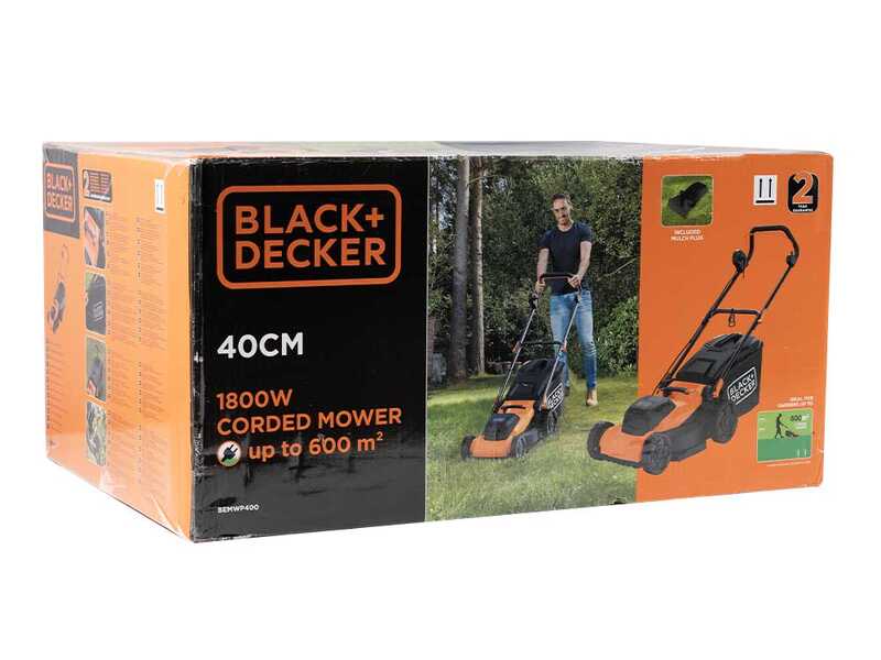 Black &amp; Decker BEMWP400-QS - Tagliaerba elettrico - 1800 W - Taglio 40 cm