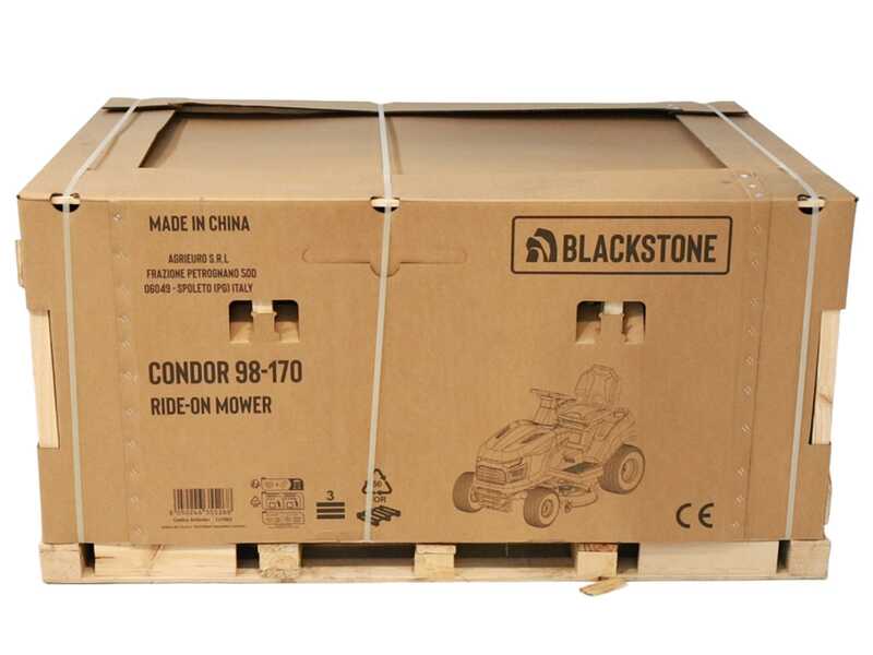 Blackstone CONDOR 98-170 LM - Trattorino tagliaerba con cambio meccanico - Scarico laterale - Mulching
