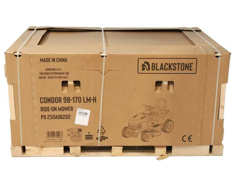 Blackstone CONDOR 98-170 LM-H - Trattorino tagliaerba con cambio idrostatico - Scarico laterale - Mulching