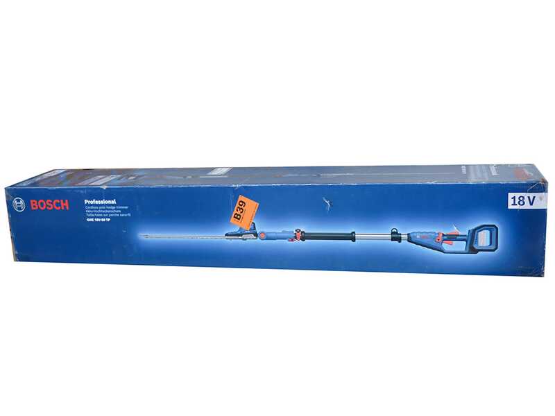 Bosch Professional GHE 18V-50 FP - Tagliasiepi a batteria su asta - 18V 5.5Ah + in omaggio 1 batteria 18V 5.5Ah e caricatore GAL 12V/18V-80 PRO