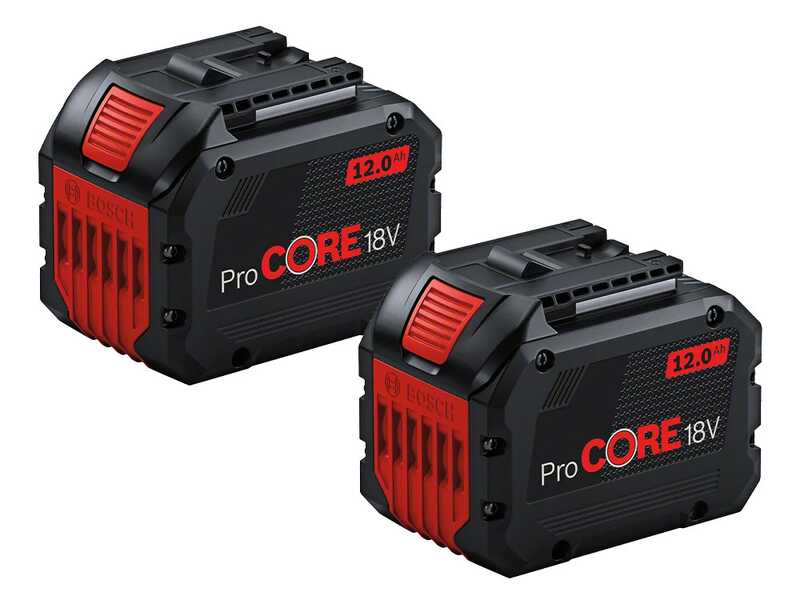 Bosch Professional GRA 18V2-46 - Tagliaerba a batteria - 2x18V 12Ah - Taglio 46 cm - Nuovo caricatore GAL 12V/18V-80 PRO