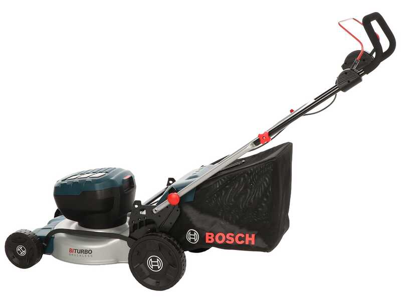 Bosch Professional GRA 18V2-46 - Tagliaerba a batteria - 2x18V 12Ah - Taglio 46 cm - Nuovo caricatore GAL 12V/18V-80 PRO