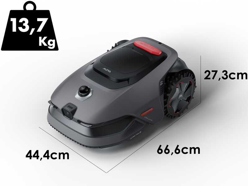 MOVA LiDAX Ultra 800 - Robot Tagliaerba - Senza impianto - Garage incluso