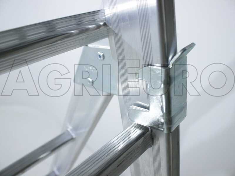 OUTLET - PICCOLI DIFETTI ESTETICI - Facal Stilo, 3x10 gradini, 6.22 mt - Scala telescopica in alluminio allungabile