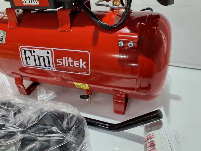OUTLET - DA ESPOSIZIONE - Fini Siltek TB 24 - Compressore aria elettrico monofase, oil-less - Motore 1.5 HP - 24 lt
