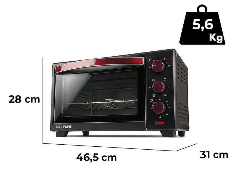 OUTLET - PICCOLI DIFETTI ESTETICI - G3 Ferrari Il Moro Plus - Forno elettrico ventilato - 20L 1380W