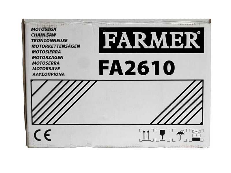 FARMER FA2610SA - Motosega da potatura a scoppio - Lama da 25 cm