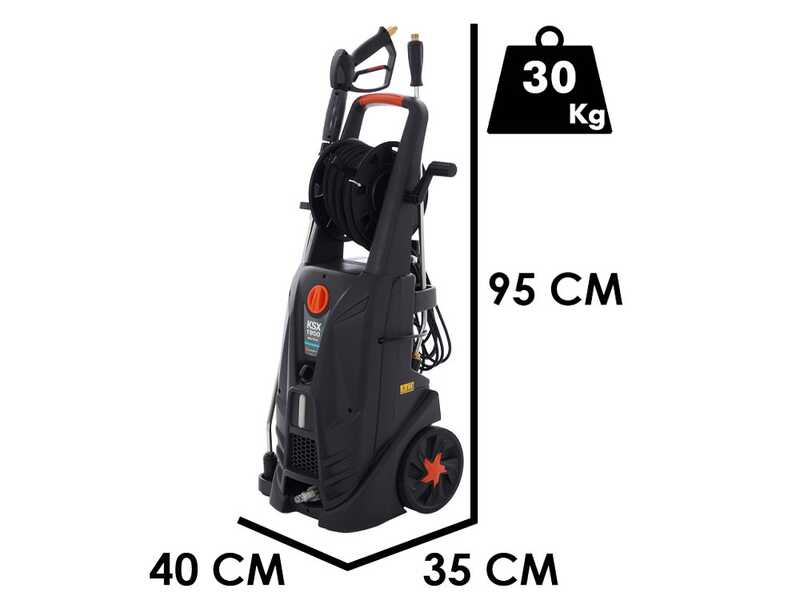 Comet KSX 1950 Gold Plus - Idropulitrice e avvolgi tubo - 180 bar max - 564 lt/h